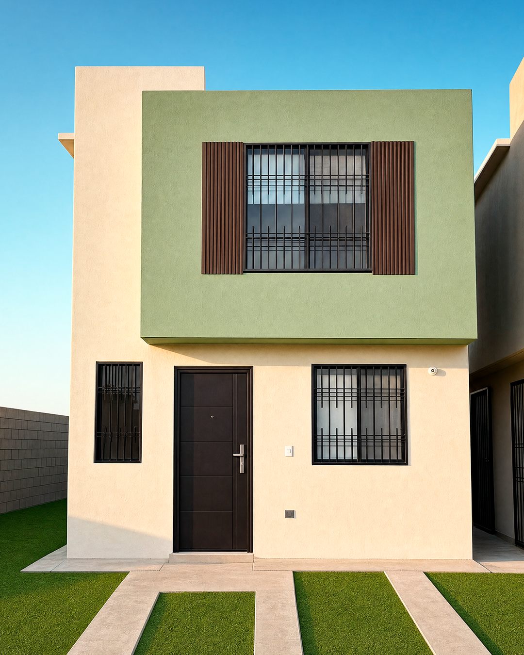 Fachada Modelo Jade – Portal de Bugambilia